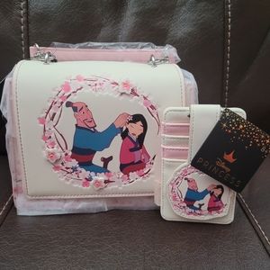 Mulan Loungefly Purse Wallet Combo